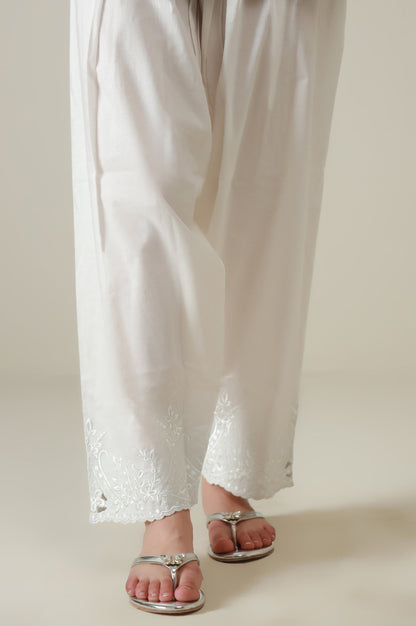 Embroidered Cambric Shalwar
