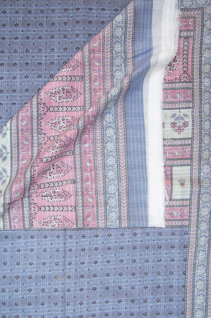 Printed Lawn Dupatta - Grey