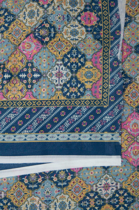 Printed Lawn Dupatta - Multi