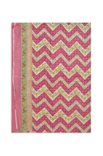 Printed Lawn Dupatta - Fushia