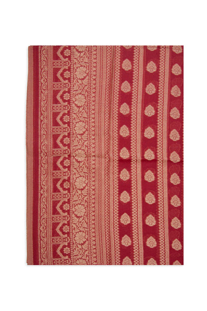 Printed Jacquard Dupatta - Aubum