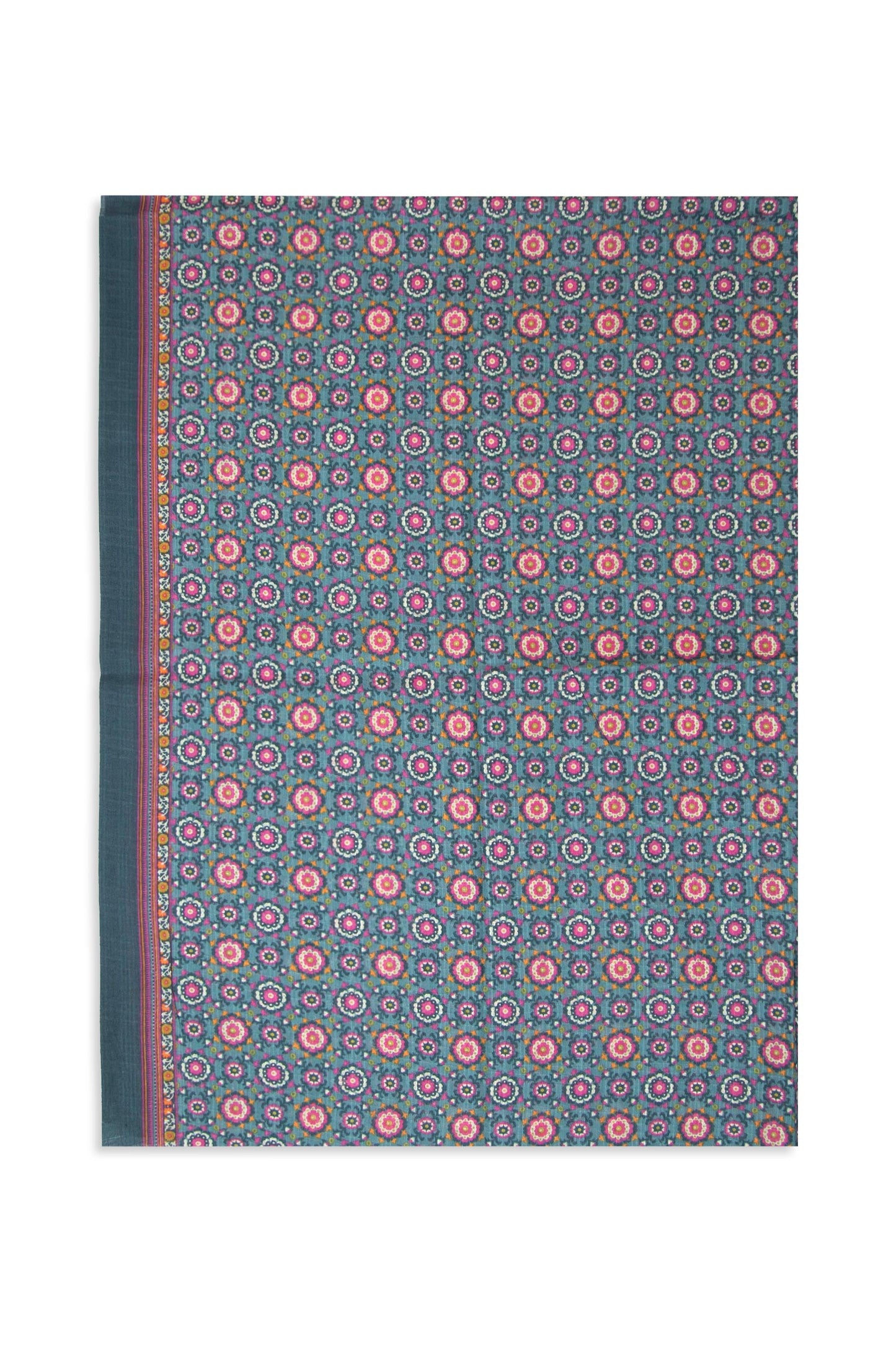 Printed Jacquard Dupatta - Grape