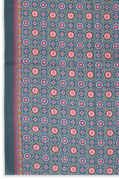 Printed Jacquard Dupatta - Grape