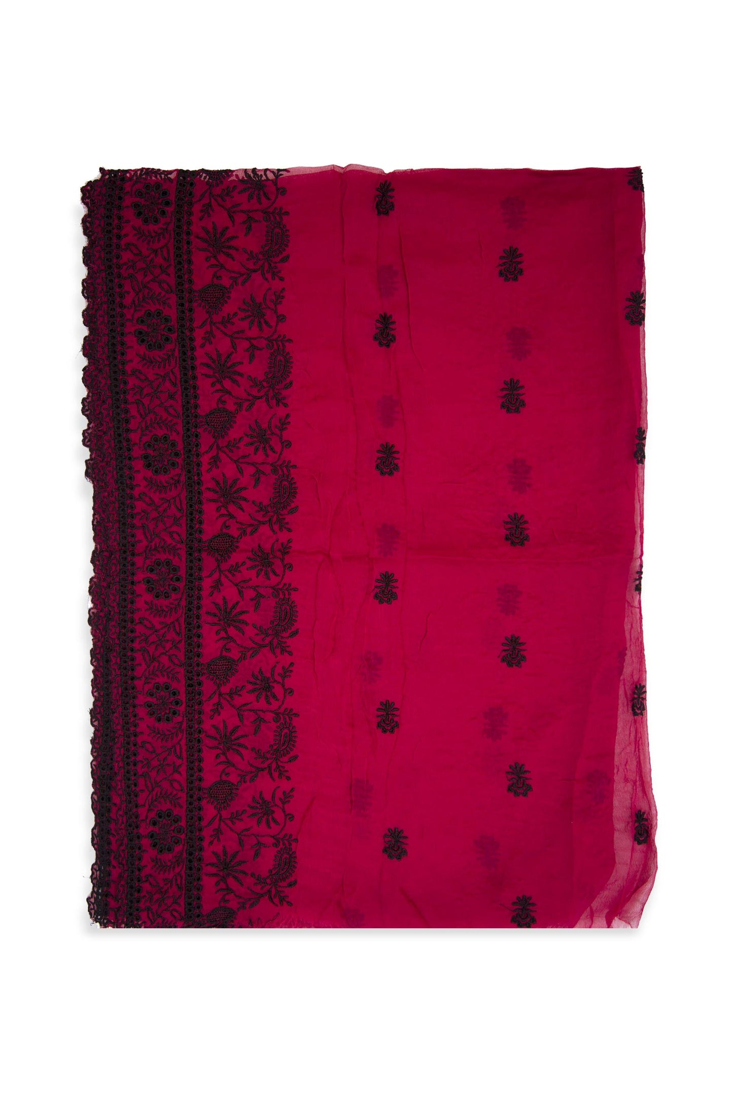 Printed Chiffon Dupatta - Beige