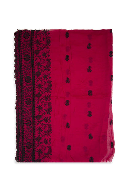 Printed Chiffon Dupatta - Beige