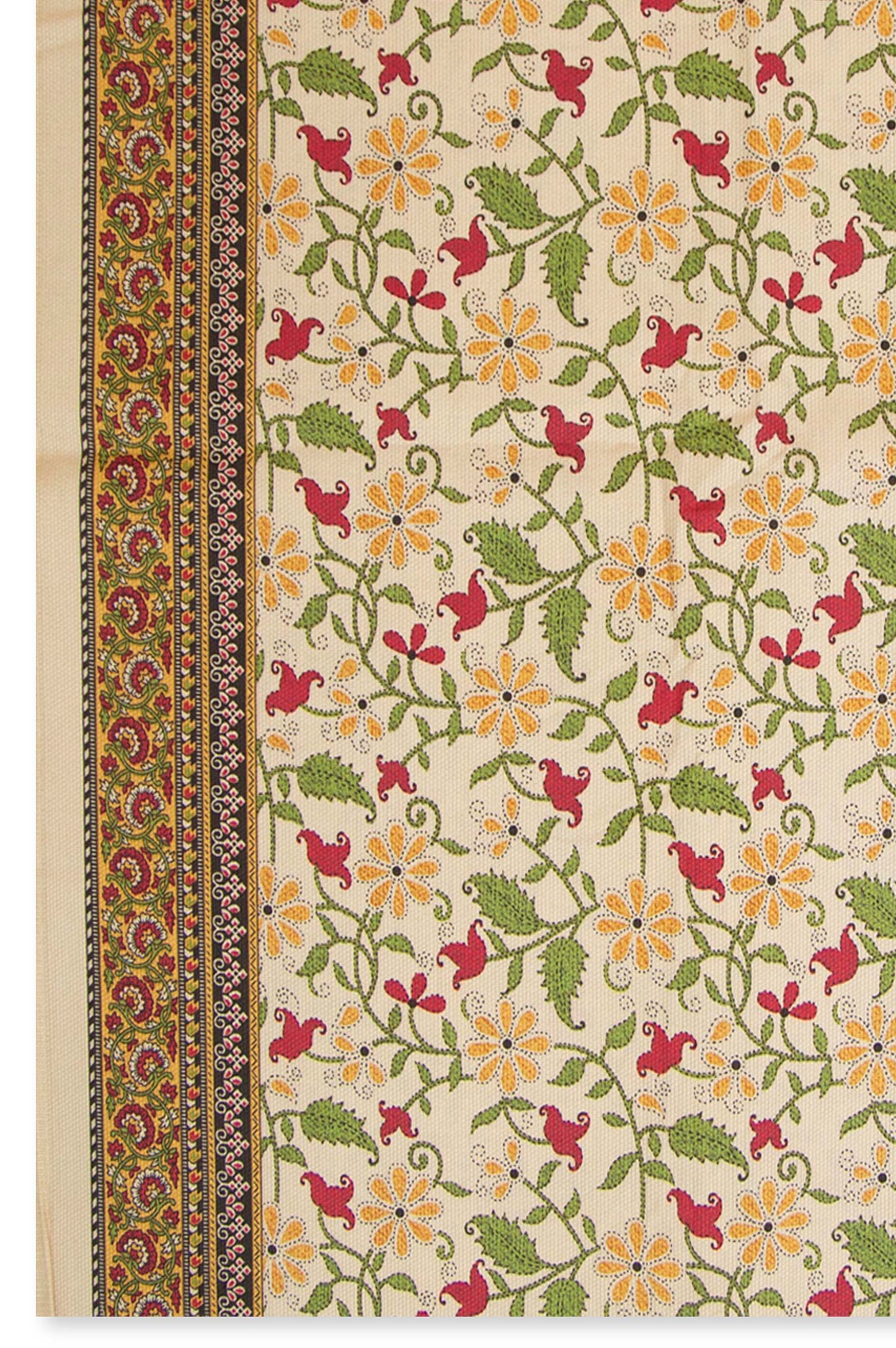 Printed Cottel Dupatta - Off White