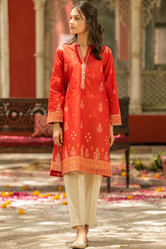 Unstitched 1 Piece Printed Doria Lawn Shirt