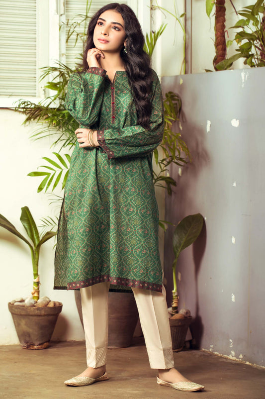 Unstitched 1 Piece Digital Printed Cambric Shirt