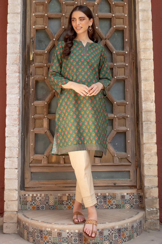 Unstitched 1 Piece Digital Printed Khaddar Shirt