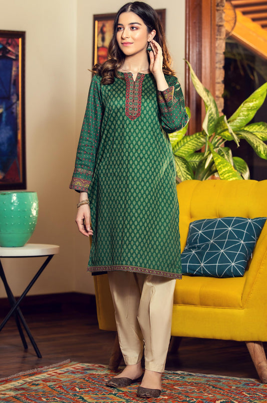 Unstitched 1 Piece Digital Printed Cottel Suit
