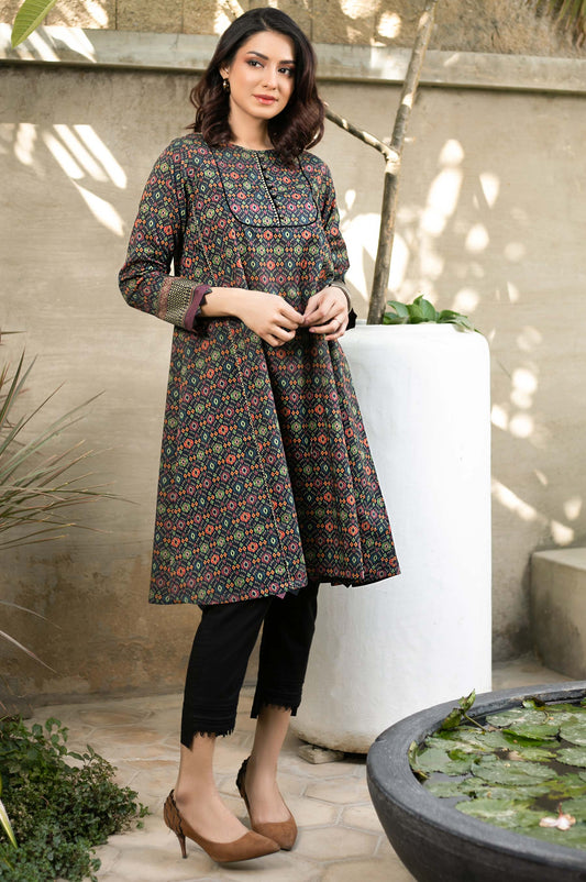 Unstitched 1 Piece Digital Printed Cambric Shirt