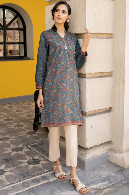 Unstitched 1 Piece Digital Printed Lawn Shirt