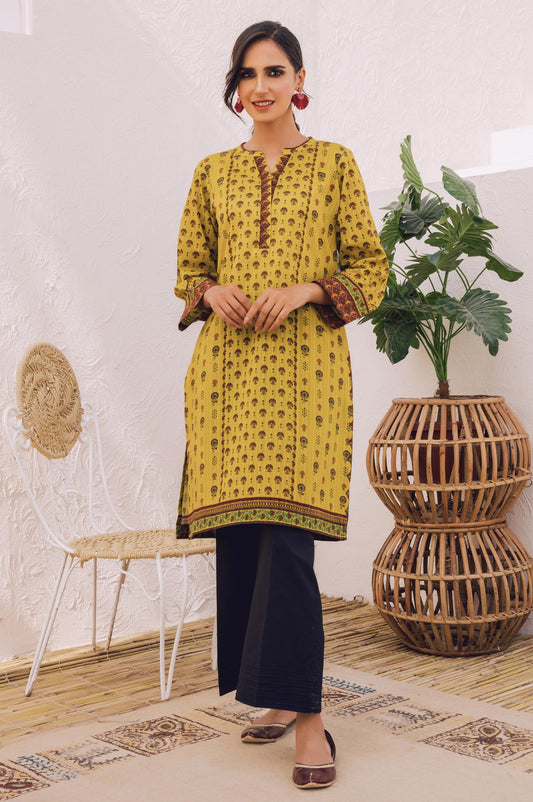 Unstitched 1 Piece Digital Printed Doria Lawn Shirt