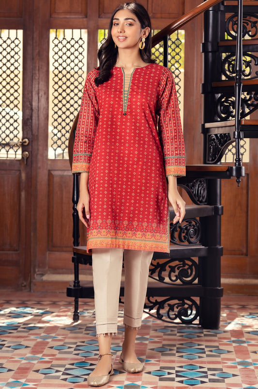 Unstitched 1 Piece Digital Printed Lawn Shirt