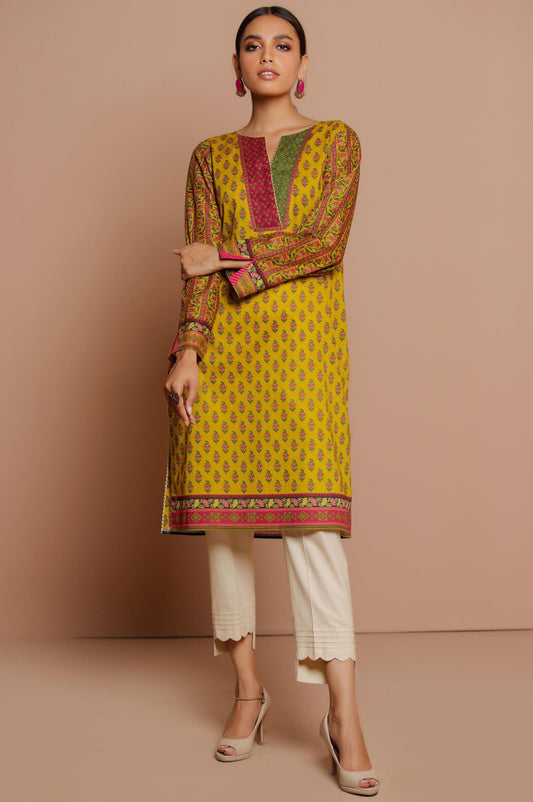 Unstitched 1 Piece Digital Printed Lawn Shirt