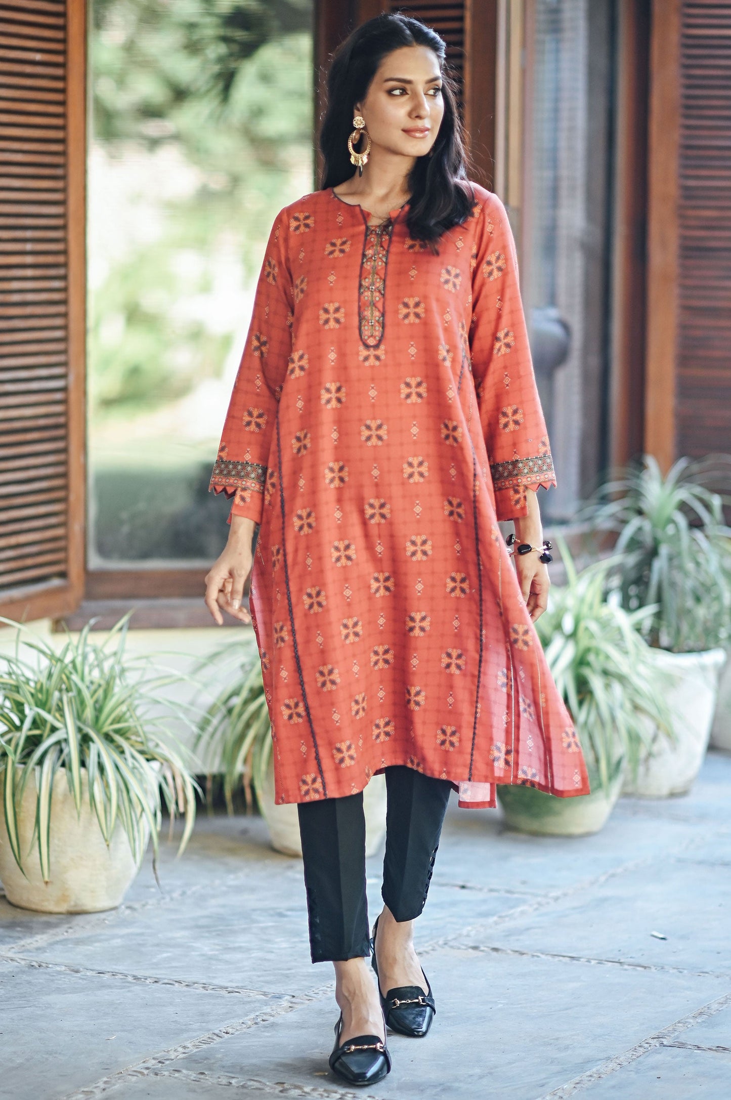 Unstitched 1 Piece Digital Printed Cottel Shirt