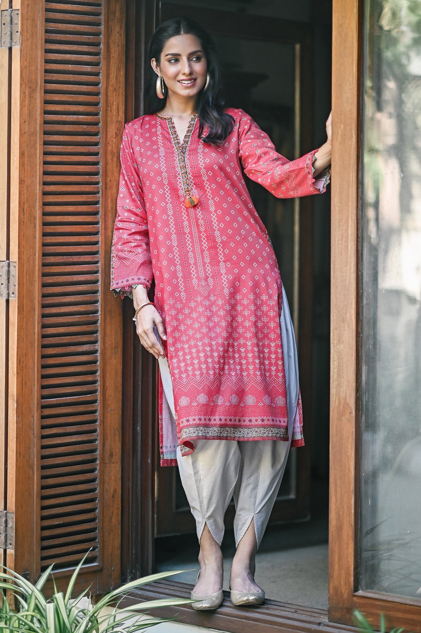 Unstitched 1 Piece Digital Printed Cottel Shirt