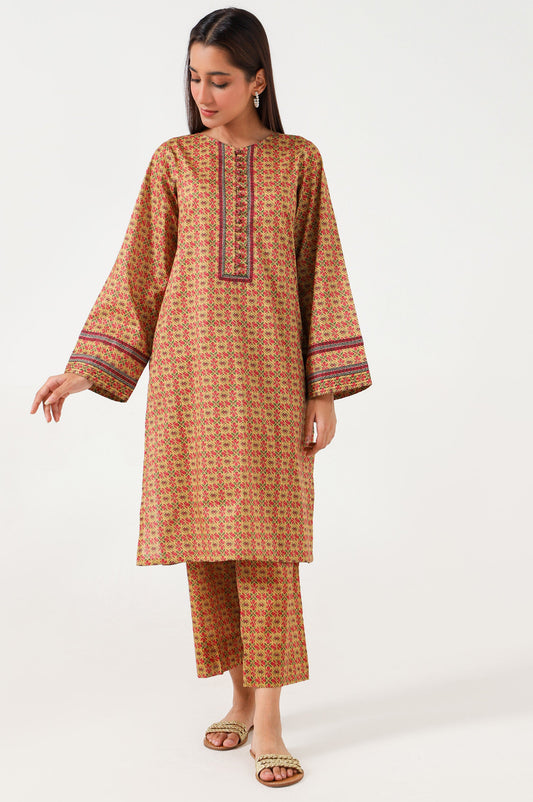 Unstitched 1 Piece Printed Cambric Shirt