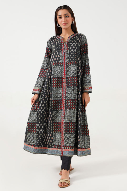 Unstitched 1 Piece Printed Lawn Shirt