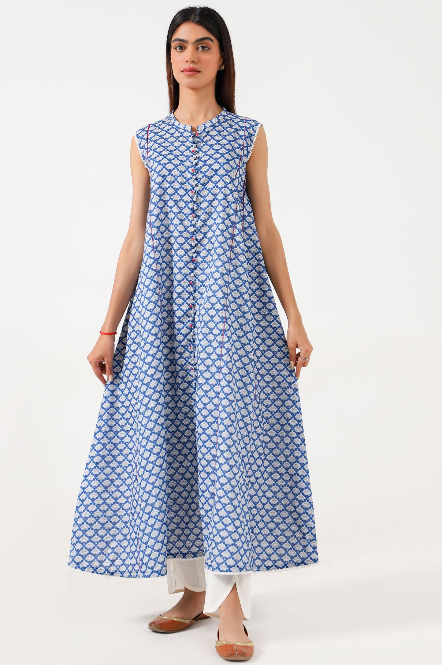 Unstitched 1 Piece Printed Lawn Shirt