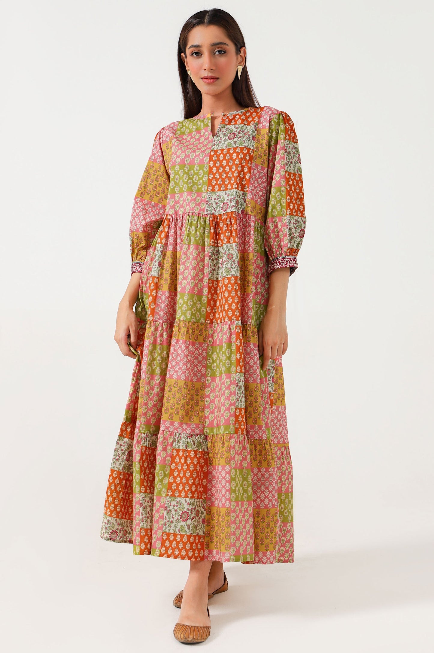 Unstitched 1 Piece Printed Cambric Shirt