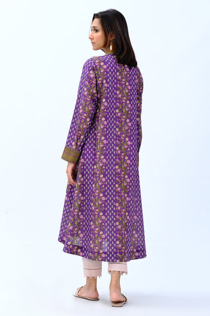Unstitched 1 Piece Printed Khaddar Shirt