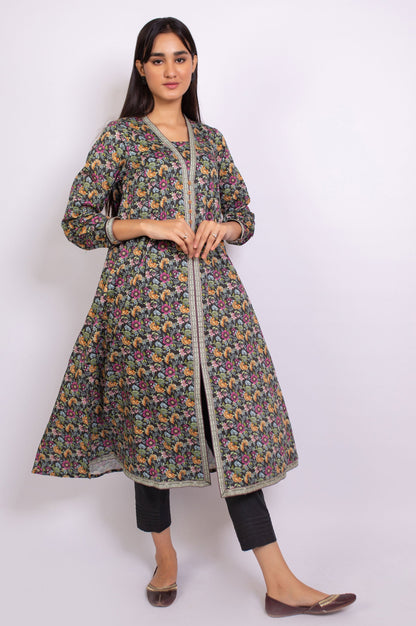 Unstitched 1 Piece Printed Cottel Shirt