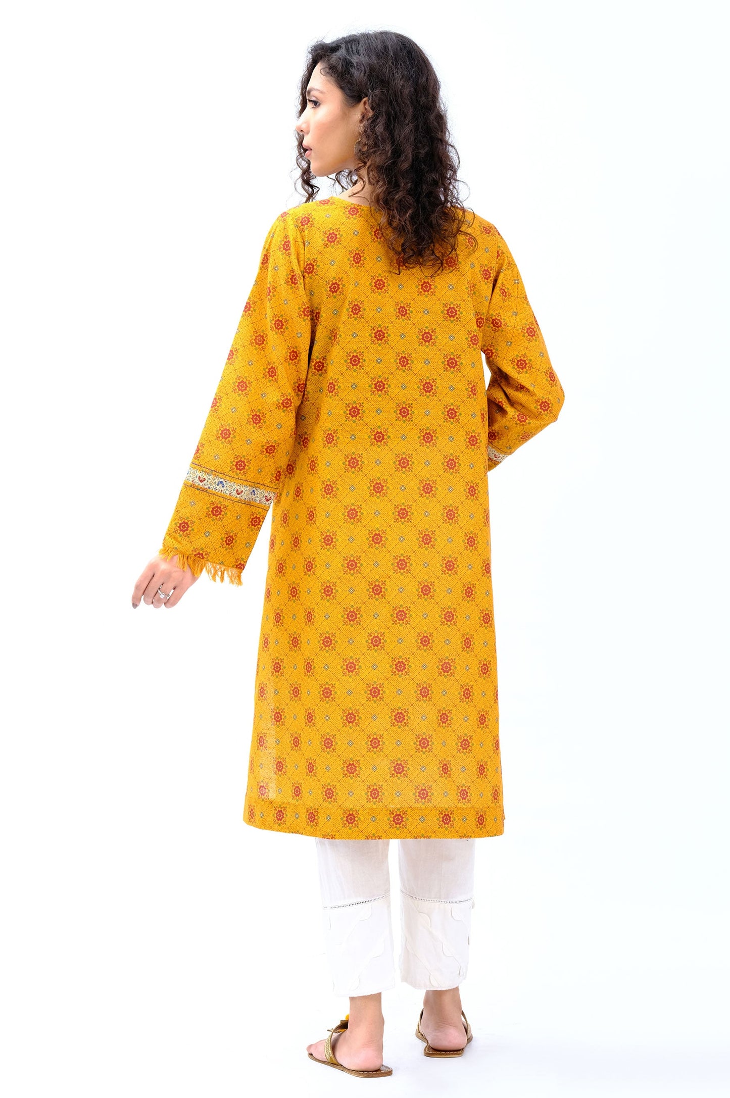 Unstitched 1 Piece Printed Cottel Shirt