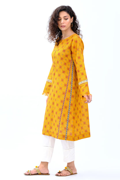 Unstitched 1 Piece Printed Cottel Shirt