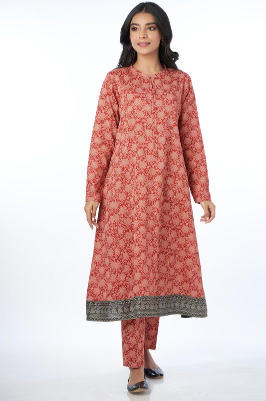 Unstitched 1 Piece Printed Cottel Shirt