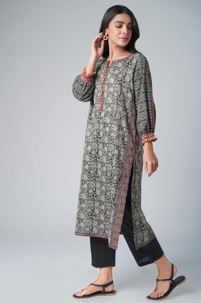 Unstitched 1 Piece Printed Lawn Shirt