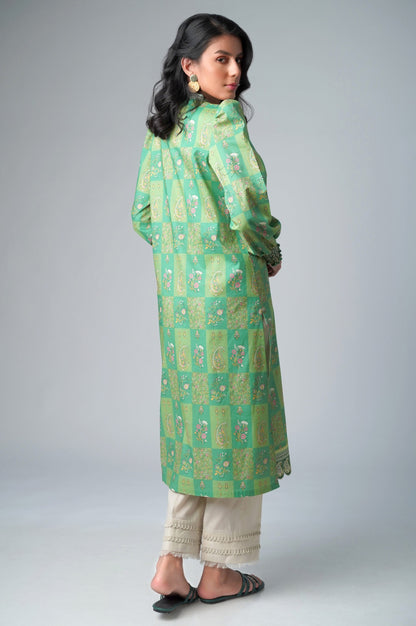 Unstitched 1 Piece Printed Lawn Shirt