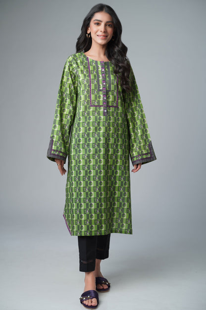 Unstitched 1 Piece Printed Lawn Shirt