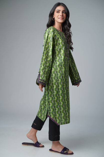 Unstitched 1 Piece Printed Lawn Shirt
