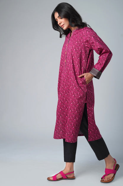 Unstitched 1 Piece Printed Lawn Shirt