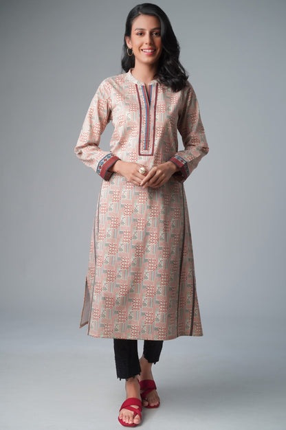 Unstitched 1 Piece Printed Lawn Shirt