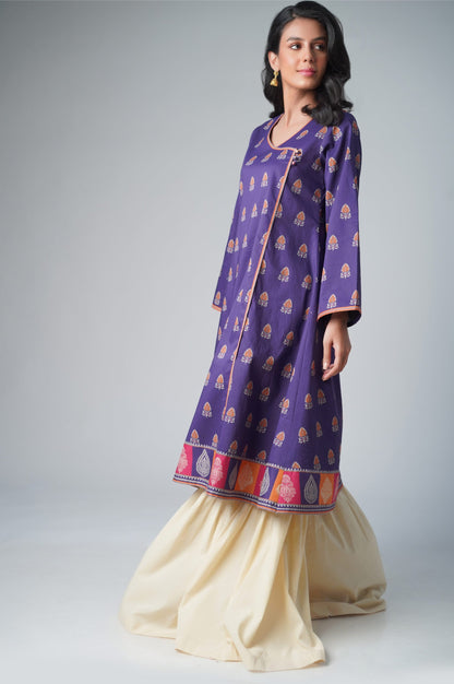 Unstitched 1 Piece Printed Lawn Shirt