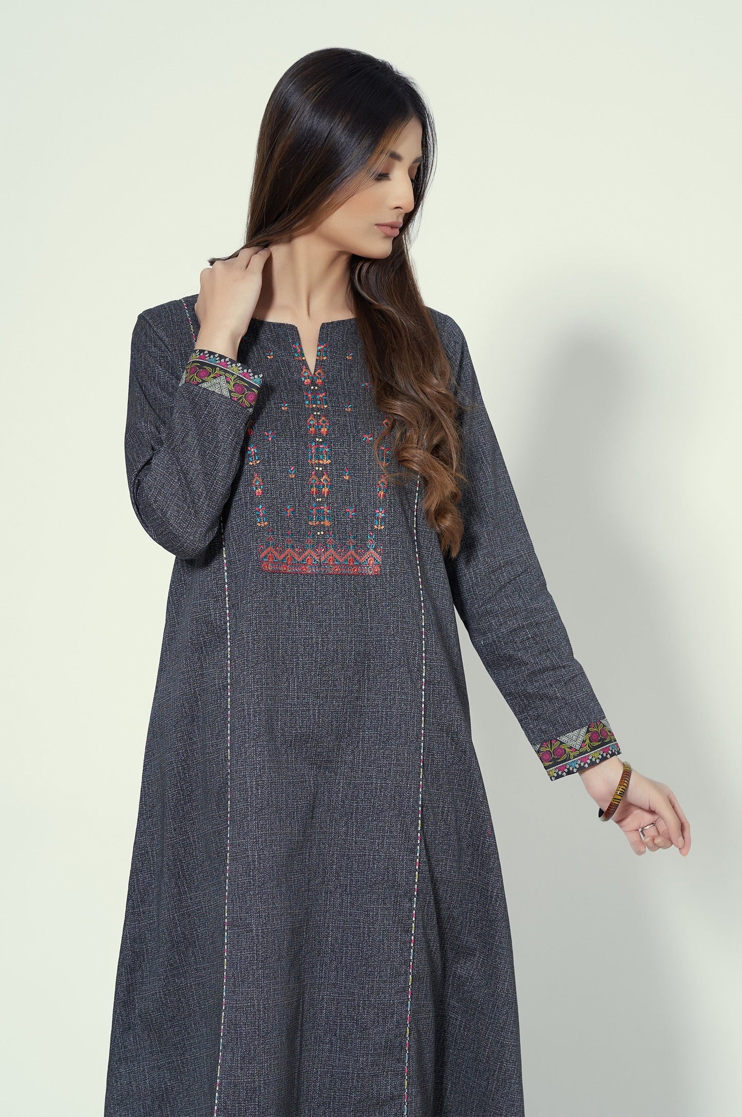 Unstitched 1 Piece Printed Lawn Shirt