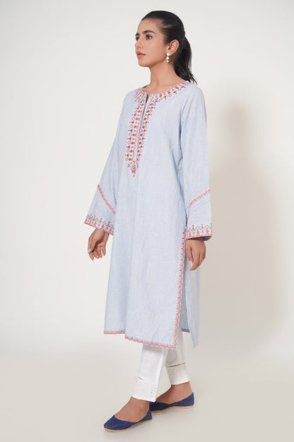 Stitched 1 Piece Embroidered Multi Neps Shirt