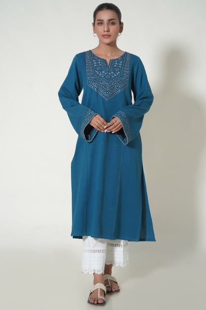 Unstitched 1 Piece Embroidered Cottel Shirt