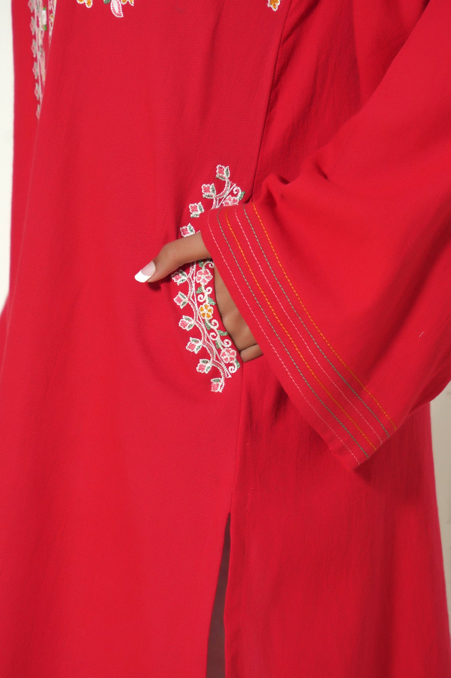 Unstitched 1 Piece Embroidered Cottel Shirt