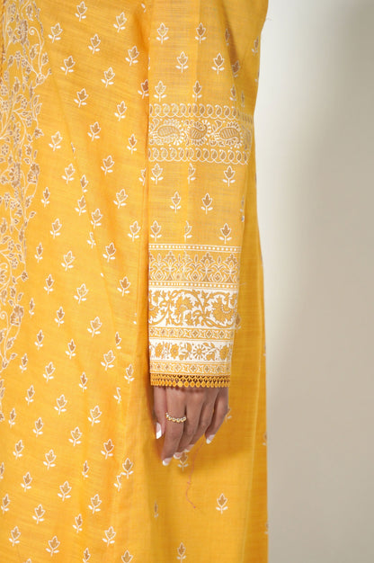 Unstitched 1 Piece Printed Paste Khaddar Shirt