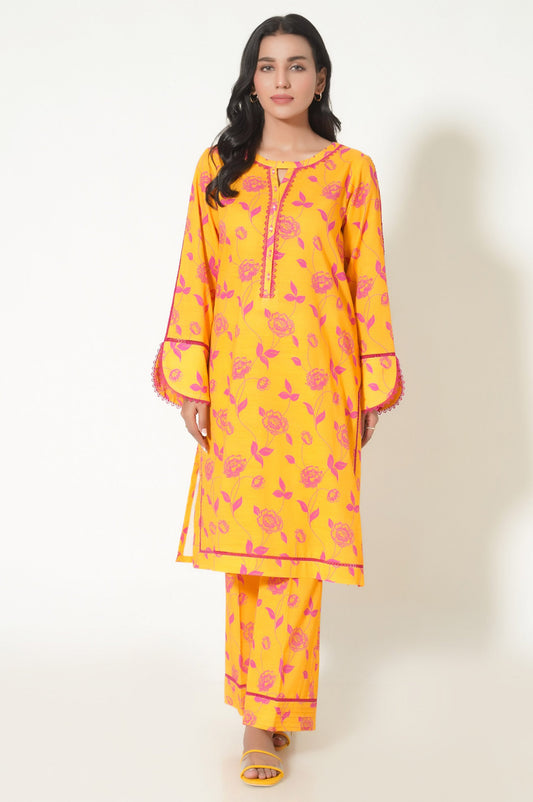 Unstitched 1 Piece Printed Khaddar Shirt