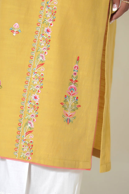 Unstitched 1 piece dyed khaddar shirt