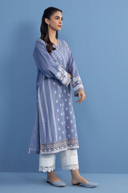 Unstitched 1 Piece Printed Khaddar Shirt