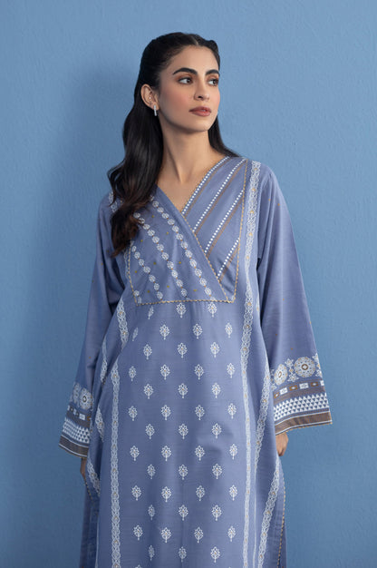 Unstitched 1 Piece Printed Khaddar Shirt