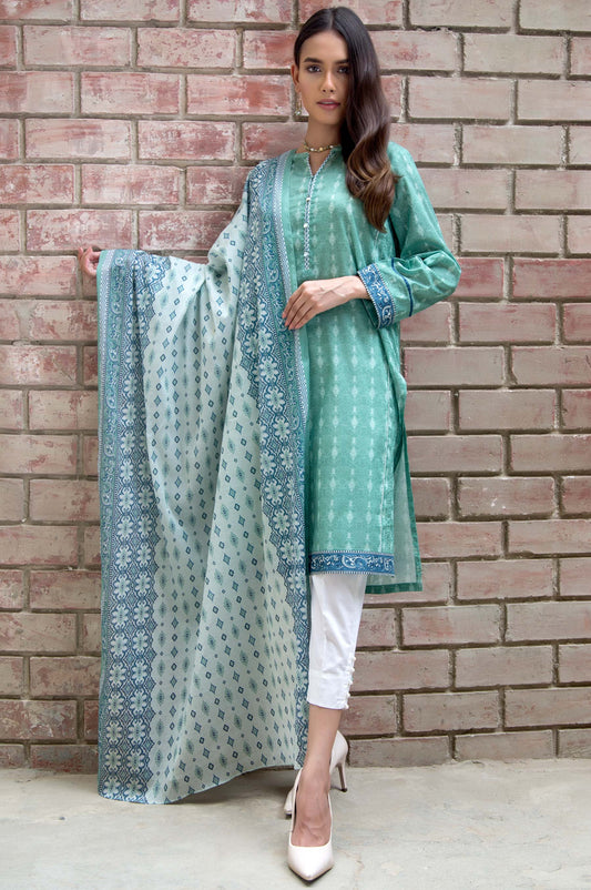 Unstitched 2 Piece Printed Lawn Suit