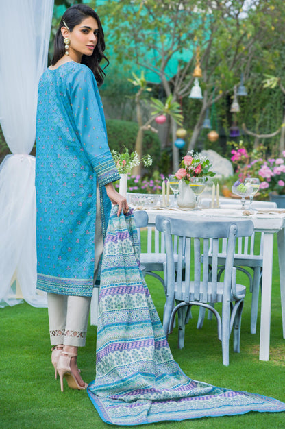 Stitched 2 Piece Embroidered Lawn Suit