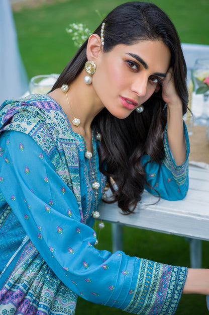 Stitched 2 Piece Embroidered Lawn Suit