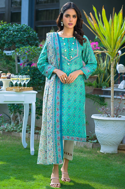 Stitched 2 Piece Printed Lawn Suit